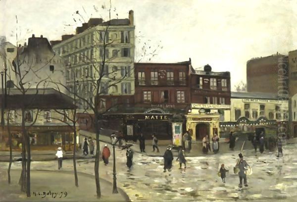 Le Coin De La Rue Des Martyrs Et Boulevard De Rochechouart - view 1