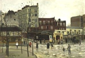 Le Coin De La Rue Des Martyrs Et Boulevard De Rochechouart