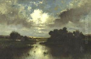 Farm In Sunset