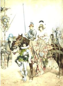 The Wedding Procession by Guiseppe Signorini