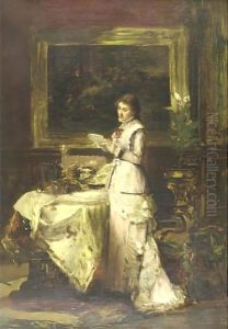 The Love Letter by Wenceslas Vacslav Brozik