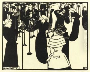 La Modiste by Felix Edouard Vallotton