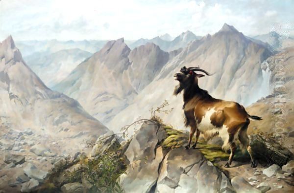 The Scapegoat - And The Goat Shall Bear Upon Him All Their Iniquities Unto A Land Not Inhabited. Leviticus, Xvi. 22 - view 1