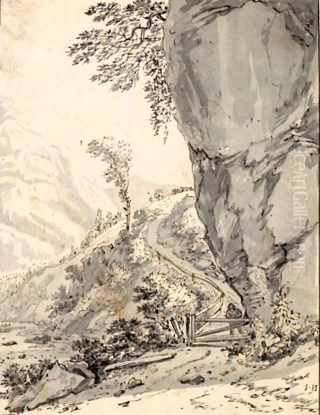 View Of An Alpine Valley (Glarus) - view 1