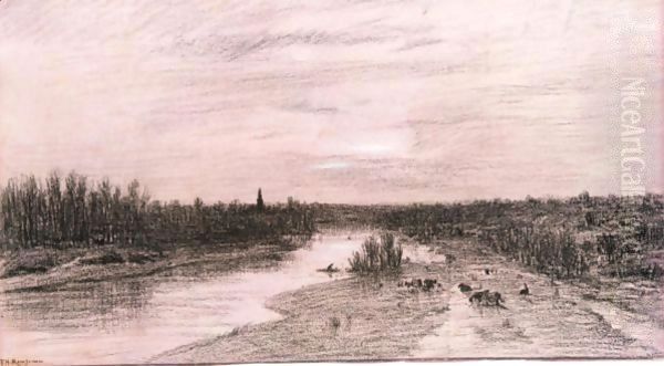 A Marshy River Landscape - view 1