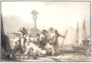 Coastguards At Margate by Philip Jacques de Loutherbourg
