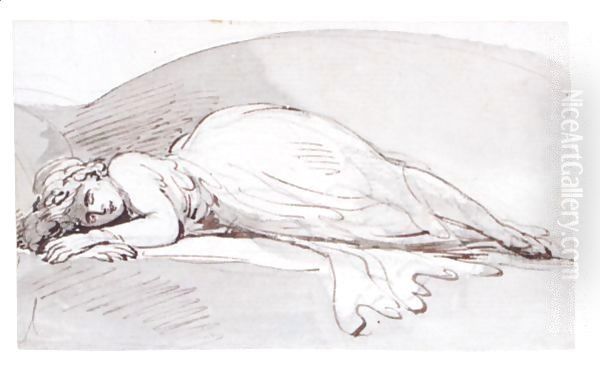 A Sleeping Girl - view 1