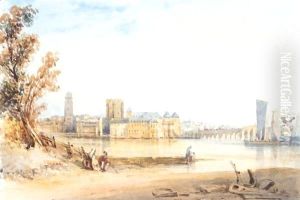 Beaugency On The Loire, France by William Callow