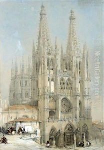 Burgos Cathedral, Spain by David Roberts
