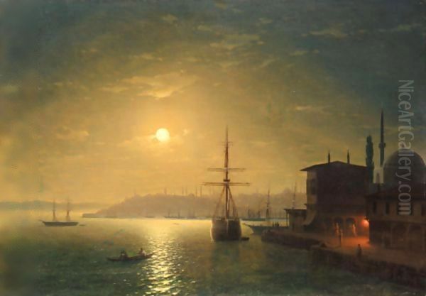 Constantinople By Moonlight - view 1