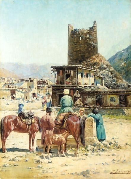 Resting The Horses - view 1