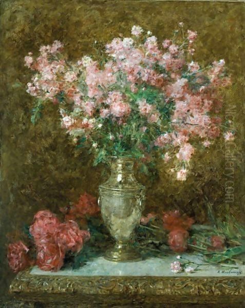 Vase Of Roses - view 1