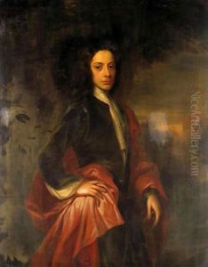Portrait Of Charles, 9th Lord Elphinstone (1676-1738) 2 by William Aikman
