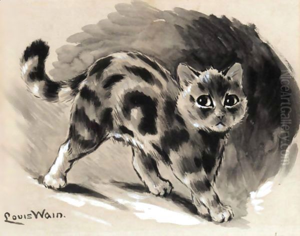 Study Of A Kitten - view 1