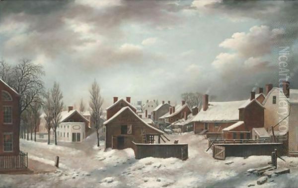 Winter Scene In Brooklyn - view 1