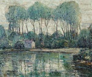 The Emerald Pool by Ernest Lawson