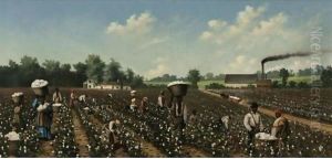 Workers In A Cotton Field