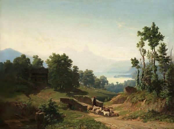 Der Lauerzersee Lake Lauerz - view 1