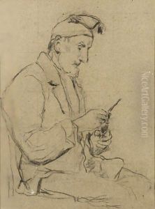 Peasant by Albert Anker