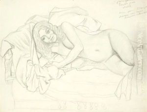 Lying Woman by Felix Edouard Vallotton