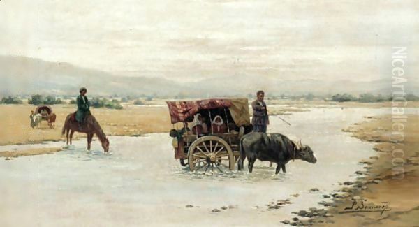 Travellers In Karakum - view 1