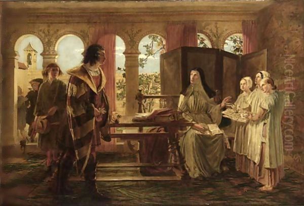 Boccaccio's Visit To Dante's Daughter - view 1