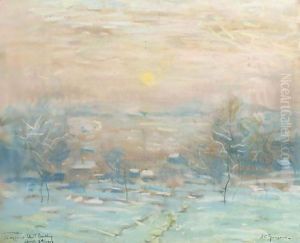 Sunrise In A Winterlandscape