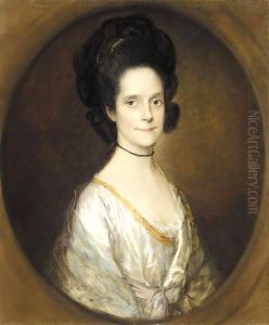 Portrait Of Elizabeth Ives, Mrs Thomas Butcher Portrait Of Elizabeth Ives, Mrs Thomas Butcher