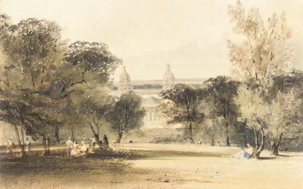 Greenwich Hospital From The Park - view 1
