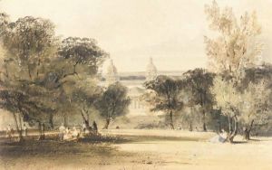 Greenwich Hospital From The Park by Thomas Shotter Boys