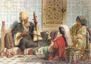 Music In The Harem by Carl Haag