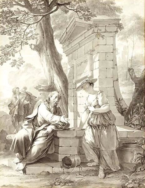 Christ And The Woman Of Samaria At The Well - view 1
