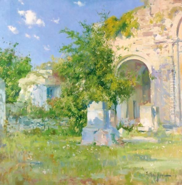 Ruinas En La Iglesia De Santa Maria, Besalu (The Church Of Santa Maria, Besalu) - view 1