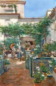 Patio Sevillano (A Courtyard In Seville)