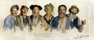 Capitalistas (Men Of Commerce) by Luis Graner Arrufi