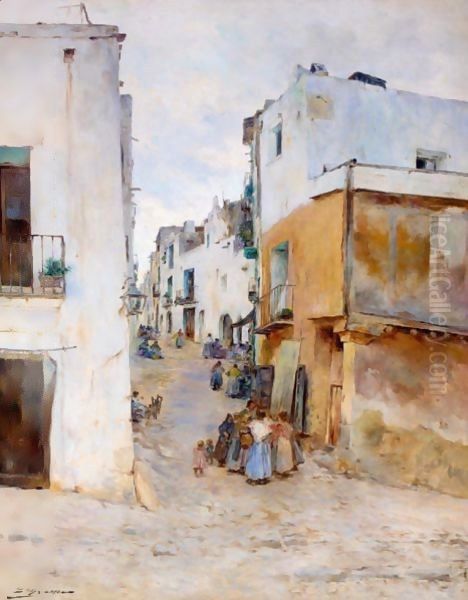 Pueblo Espanol (A Village Street) - view 1