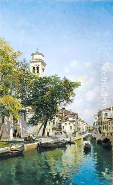 Gondolas On A Venetian Canal 3 - view 1