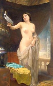 Nue Au Perroquet by Alexis Joseph Perignon