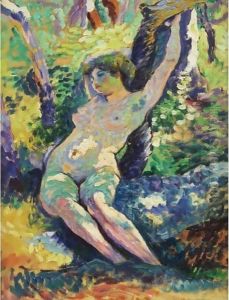 Jeune Femme (Study For La Clairiere) by Henri Edmond Cross