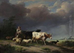 The Approaching Storm by Eugene Verboeckhoven