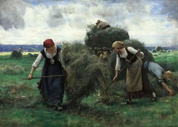 The Hay Harvesters by Julien Dupre