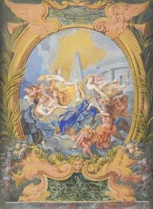 L'Allegorie Au Mariage De Monseigneur Le Dauphin by Antoine Coypel