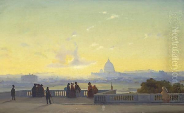 Vue De Rome Depuis Le Pincio - view 1