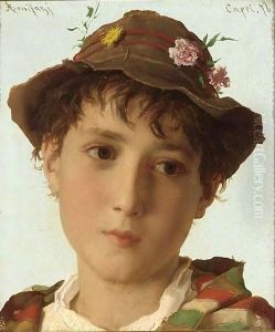 A Young Shepherd by Adriano Bonifazi