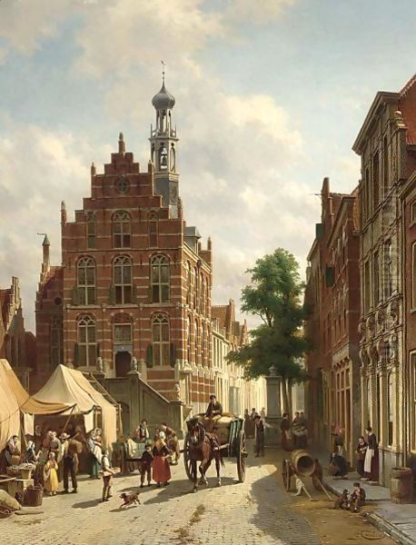 A Busy Street In Culemborg - view 1