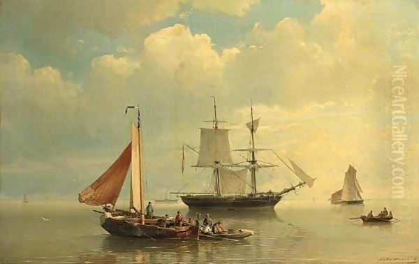 Shipping On The Zuiderzee - view 1