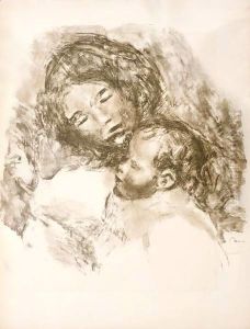 Maternite, Grande Planche by Pierre Auguste Renoir