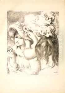 Le Chapeau Epingle 1ere Planche by Pierre Auguste Renoir