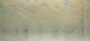 Study For 'Entering Harbor' by Francis Davis Millet