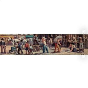 Forts Des Halles by Maximilien Luce